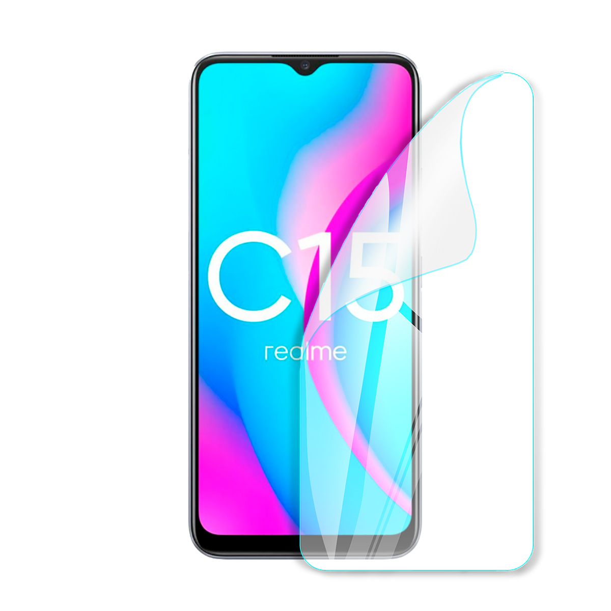 Полиуретановая пленка для Realme C15 серии Simple Armor