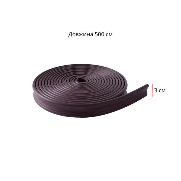 Гибкий плинтус 5 м Коричневый (J00048-2) - фото 3 Гибкий плинтус 5 м Коричневый (J00048-2) - фото 3