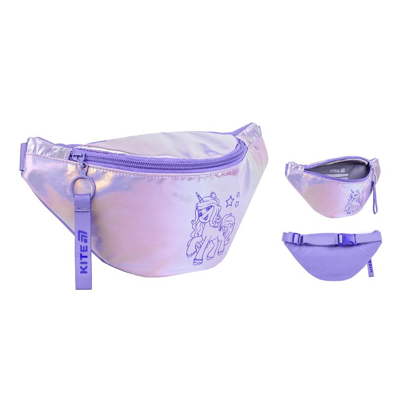 Поясна сумка-бананка дитяча Kite Kids My Little Pony Фіолетовий (LP25-2577-2) - фото 3 Поясна сумка-бананка дитяча Kite Kids My Little Pony Фіолетовий (LP25-2577-2) - фото 3