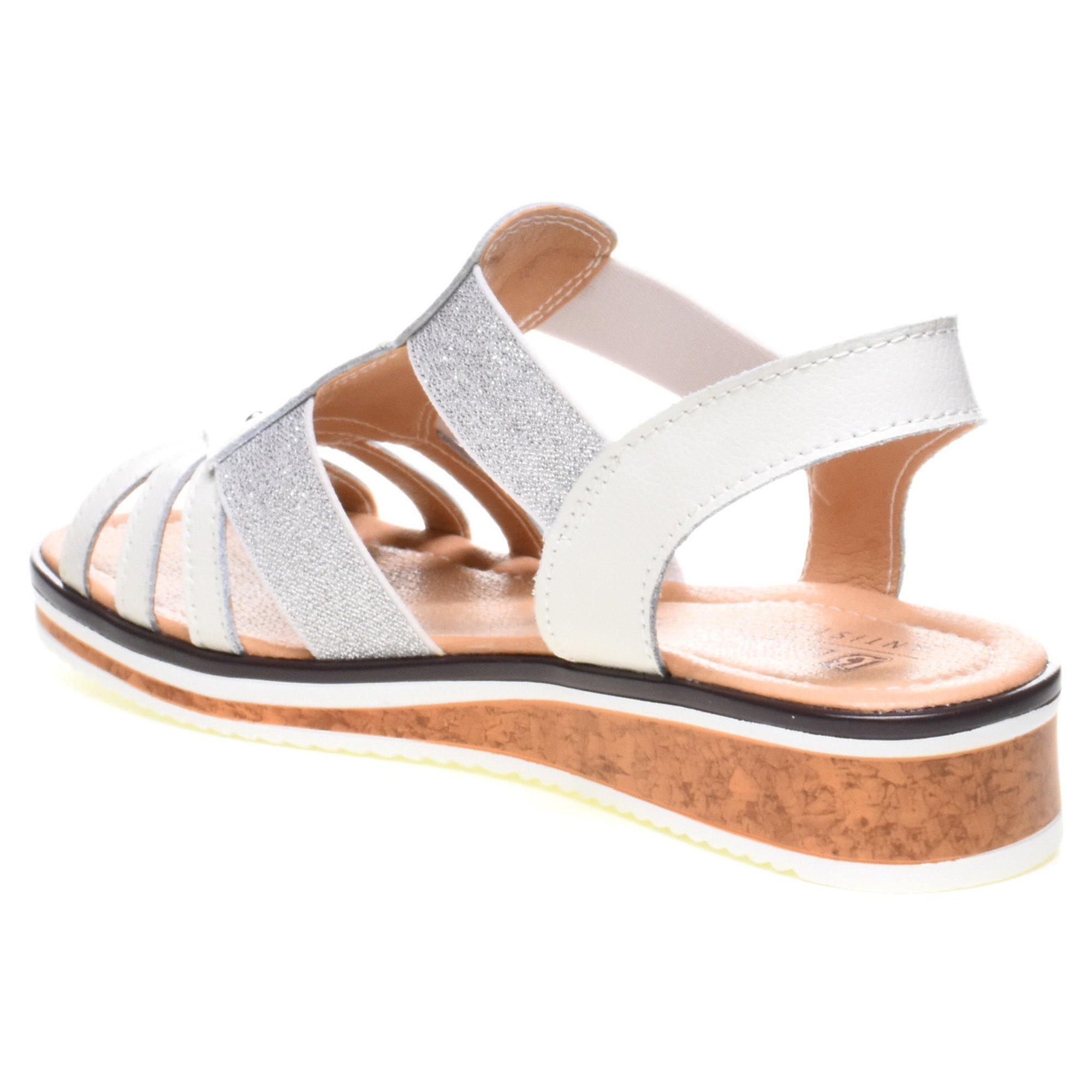 Сандалии женские Baden р. 36 Белый/Серебряный (069698-36) - фото 11 Сандалии женские Baden р. 36 Белый/Серебряный (069698-36) - фото 11