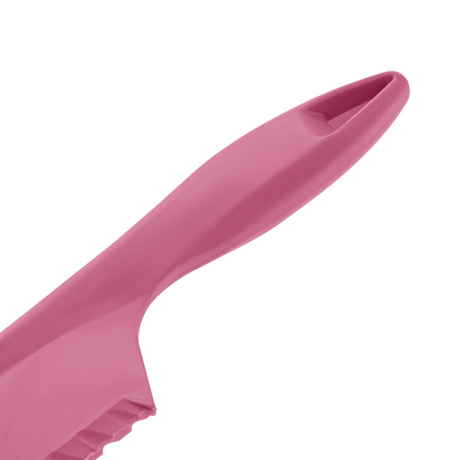 Кухонний ніж пластиковий Kitchette для силіконового килимка 30,5 см Рожевий (1806200137) - фото 12 Кухонний ніж пластиковий Kitchette для силіконового килимка 30,5 см Рожевий (1806200137) - фото 12