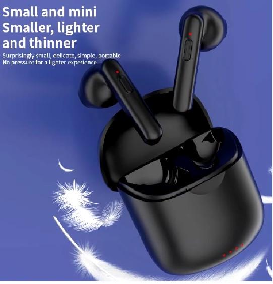 Наушники беспроводные TWS Bluetooth 5.3 с кейсом Черный (J220) - фото 2 Наушники беспроводные TWS Bluetooth 5.3 с кейсом Черный (J220) - фото 2