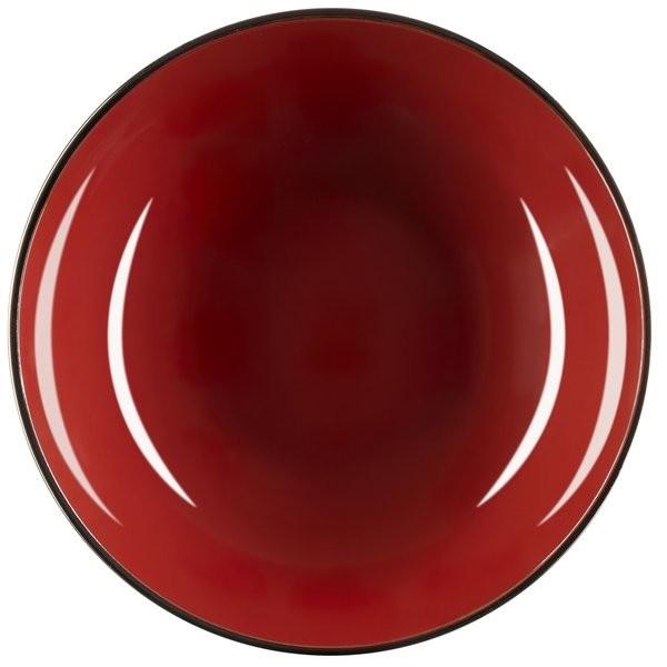 Тарелка суповая Ardesto Bagheria AR2920R Sangria керамика 20 см