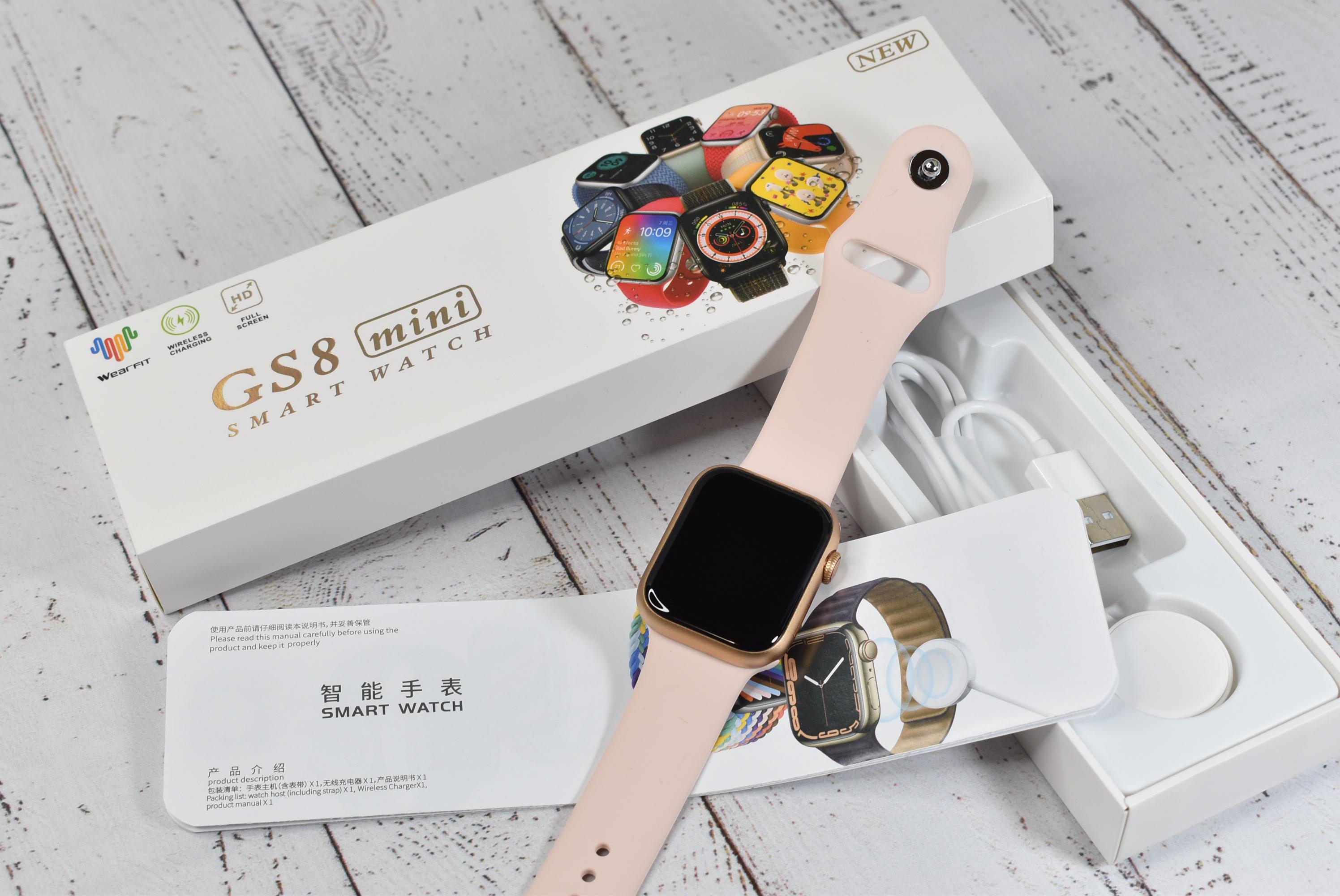 Смарт-часы Smart Watch GS8 Mini Gold - фото 7