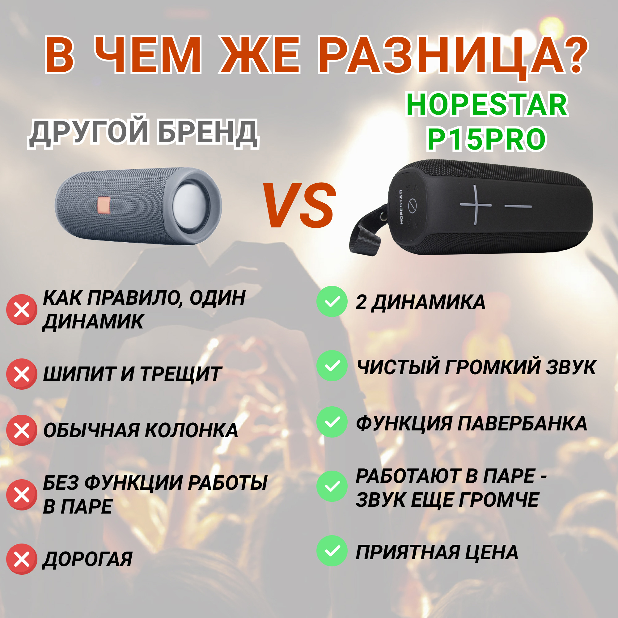 Акустическая система Hopestar P15 Pro Черный - фото 12