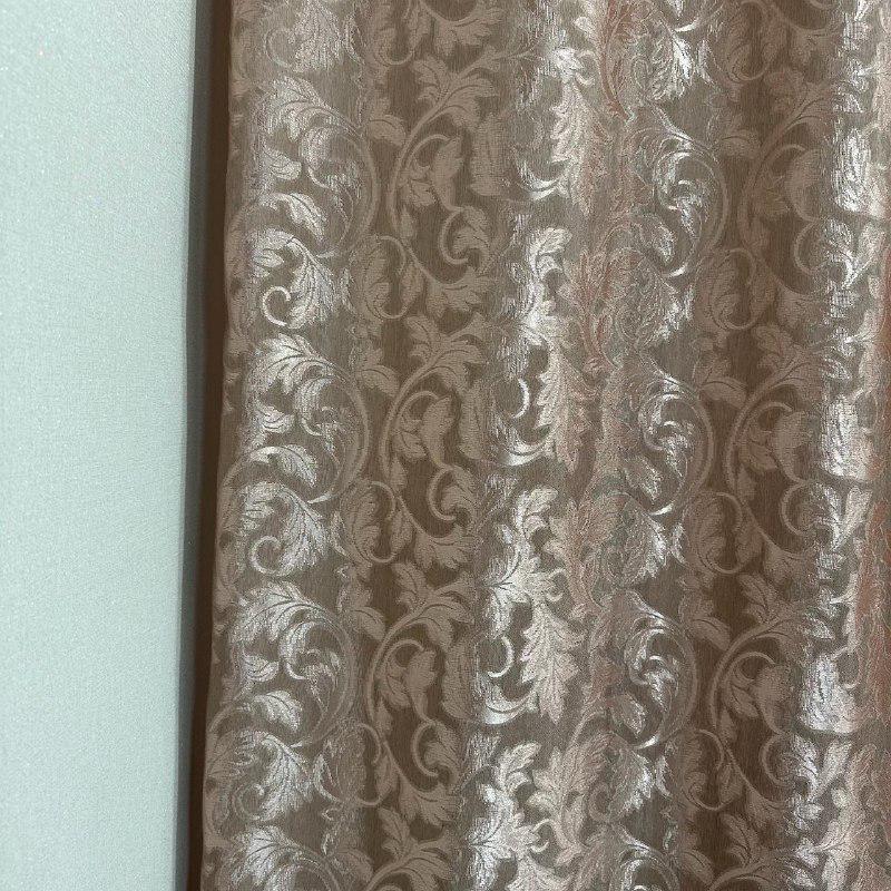 Шторы Севилья жаккардовые 1,5х2,7 м 2 шт. Пудровый - фото 4 Шторы Севилья жаккардовые 1,5х2,7 м 2 шт. Пудровый - фото 4