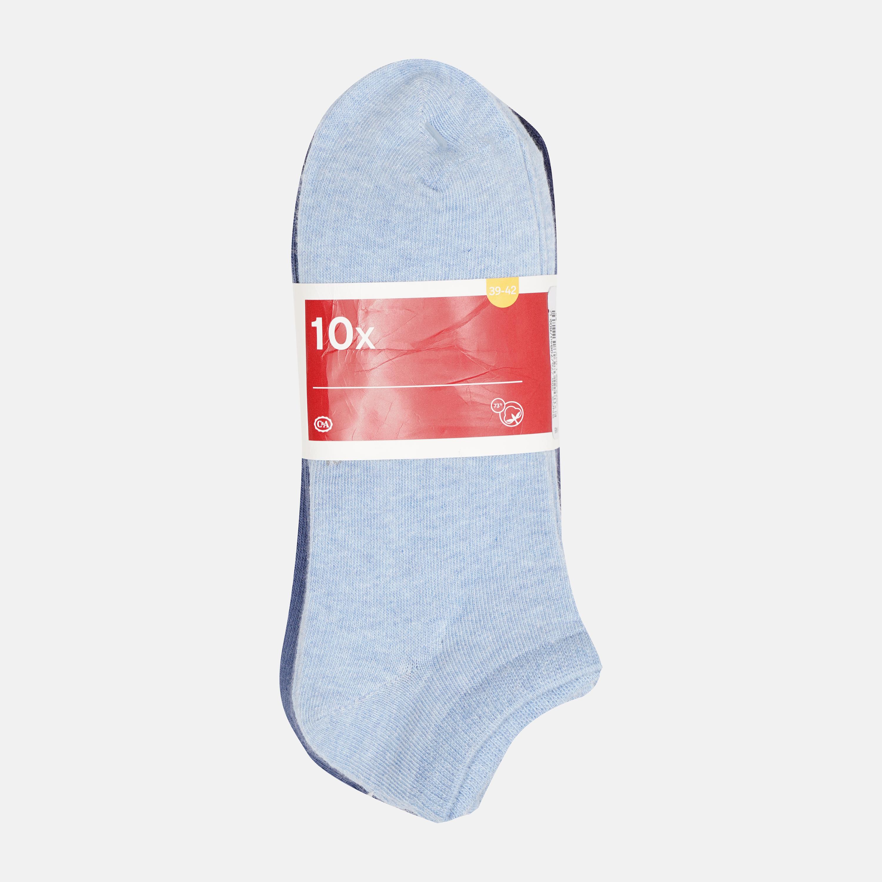 Шкарпетки C&A р. 39-42 10 пар Блакитний/Синій/Сірий (5867679840602)