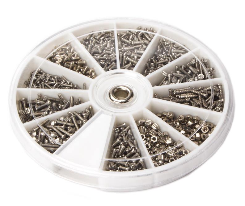 Набор винтов и гаек для ремонта очков