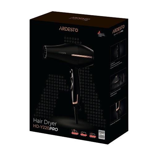 Фен з дифузором Ardesto HD-Y220PRO 1850-2200Вт 2 швидкості 3 температури (589653) - фото 5