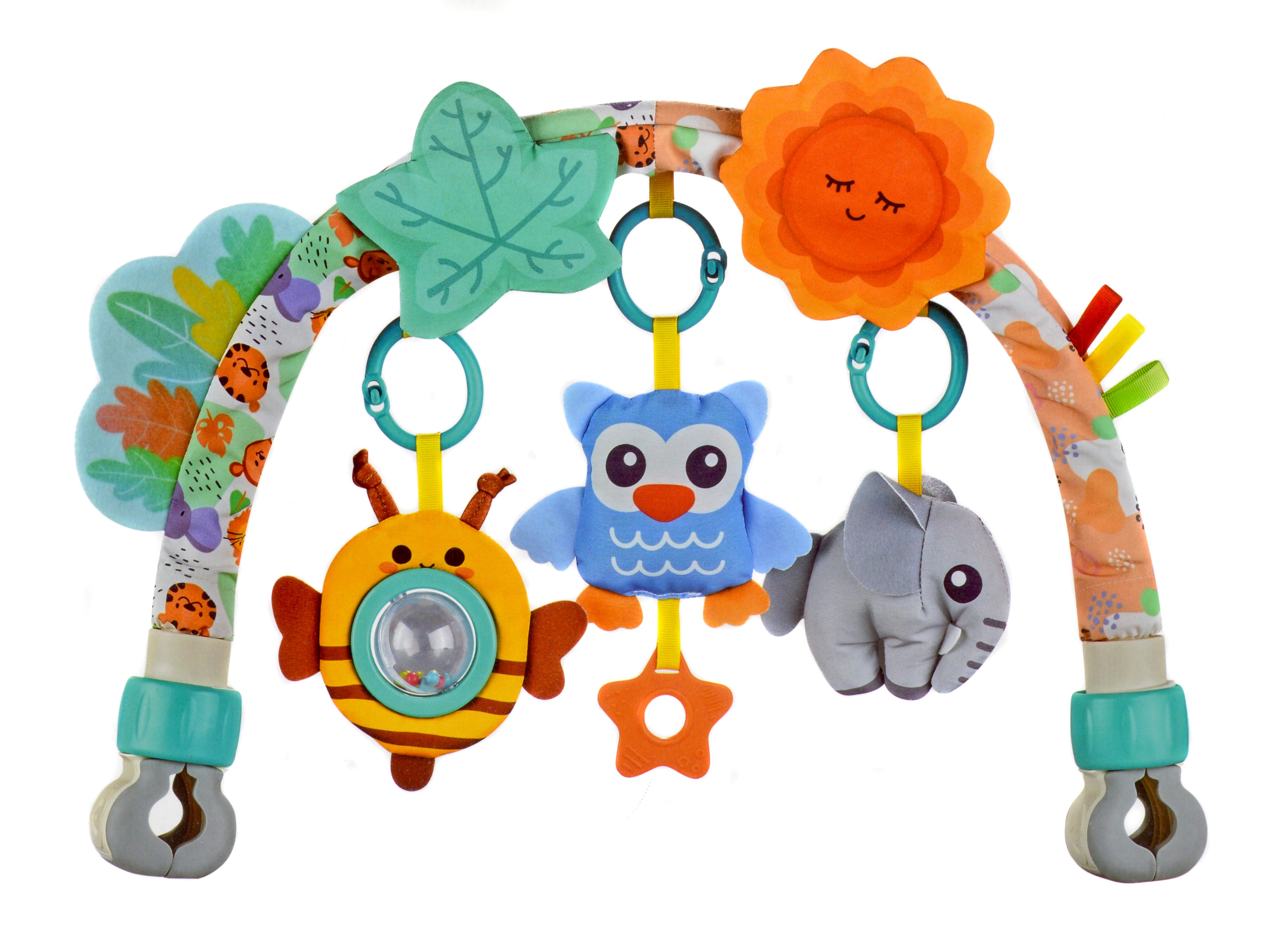 Дуга игровая мягкая на коляску шуршалки/мягкие игрушки/грызунок (6079) Дуга игровая мягкая на коляску шуршалки/мягкие игрушки/грызунок (6079)