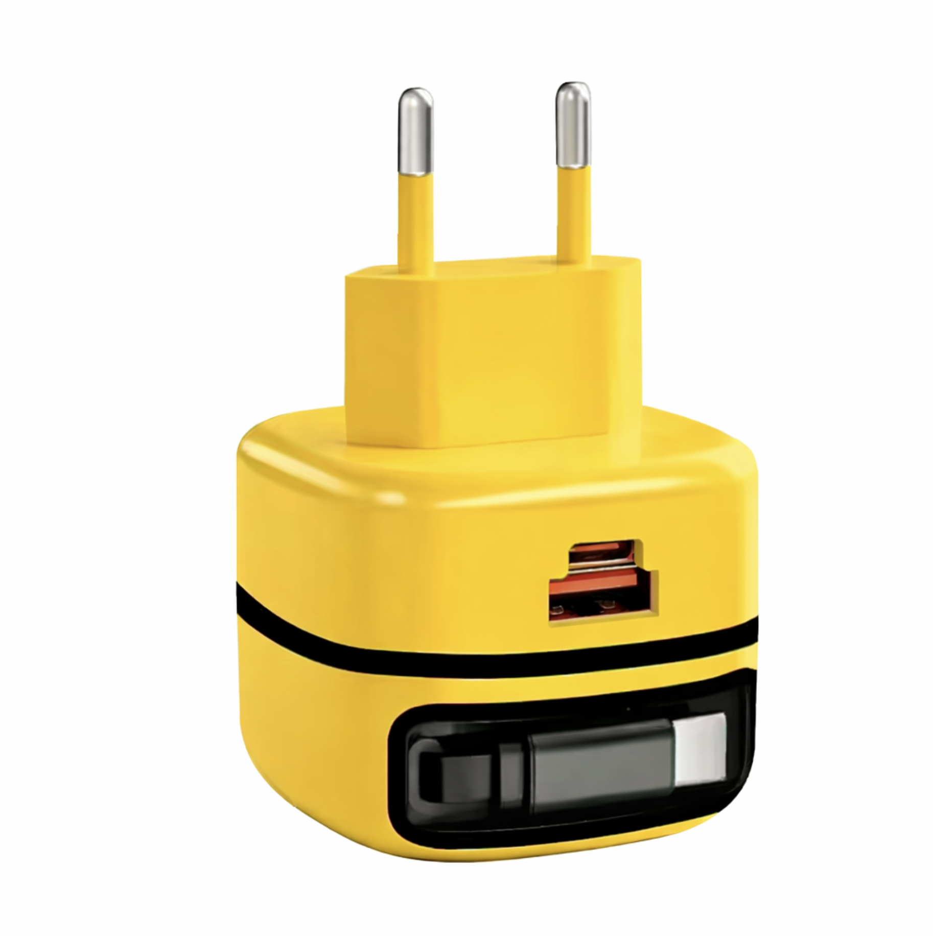 Адаптер для быстрой зарядки Elought USB Type-C Yellov 65 Вт (31395170)