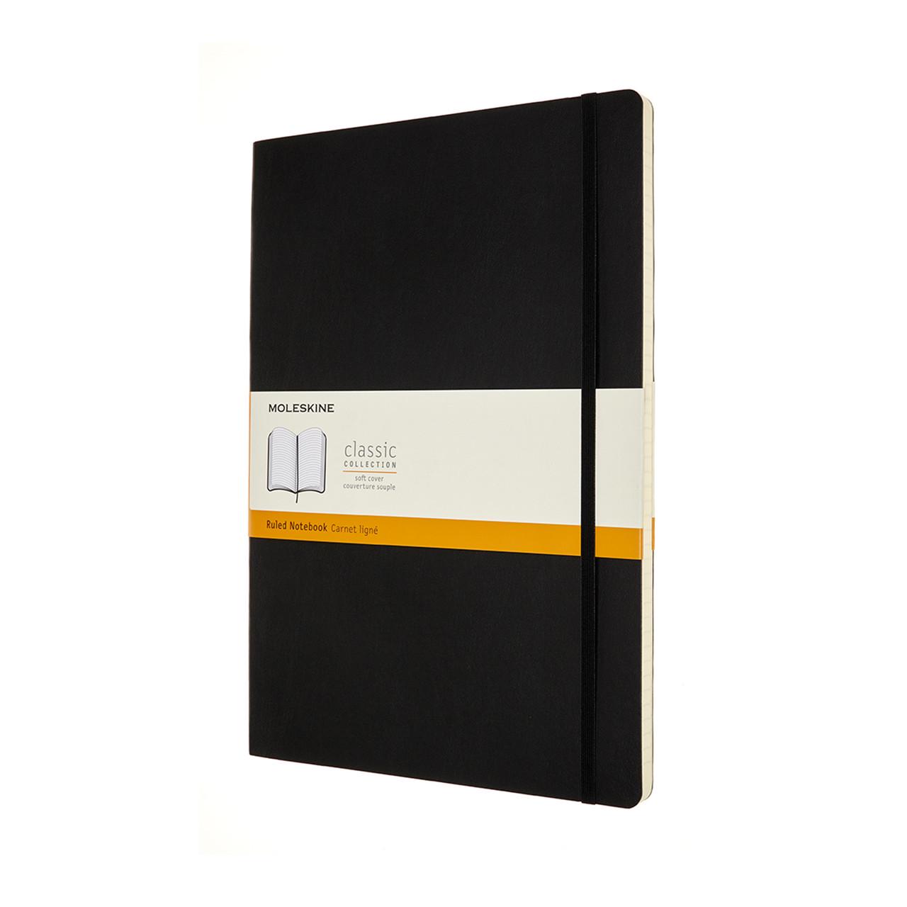 Блокнот Moleskine Classic А4 21х29,7 см в лінійку м'який Чорний