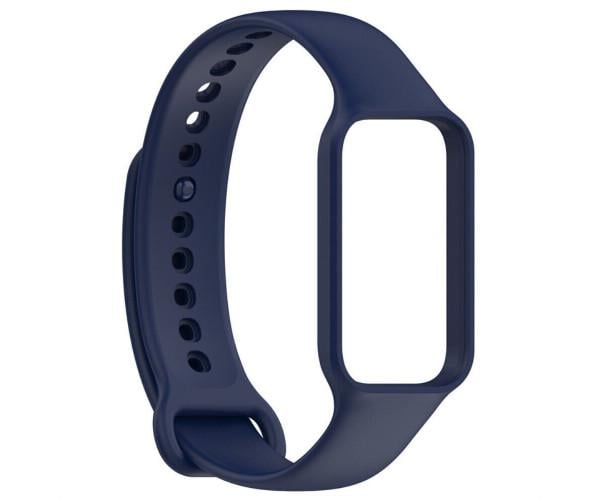 Ремешок для смарт-часов Silicone Xiaomi Mi Band 8 Active Темно-синий
