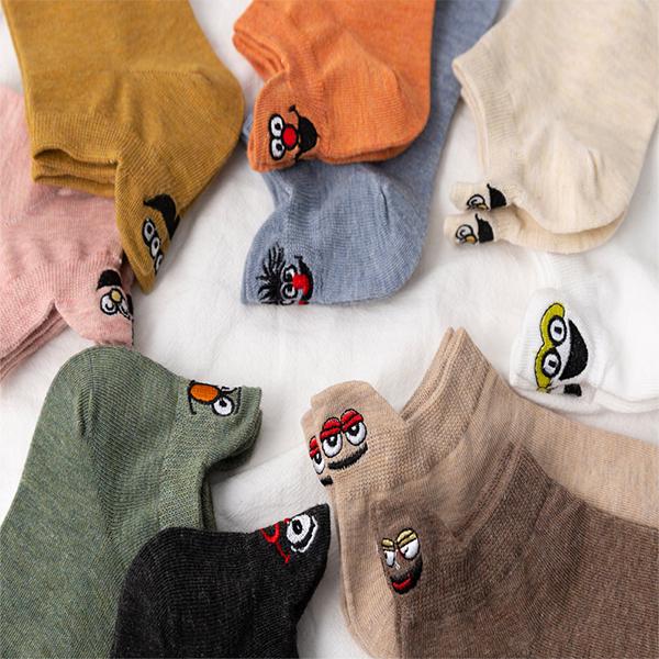 Носки женские M00393 с эмодзи хлопковые 10 пар - фото 7 Носки женские M00393 с эмодзи хлопковые 10 пар - фото 7