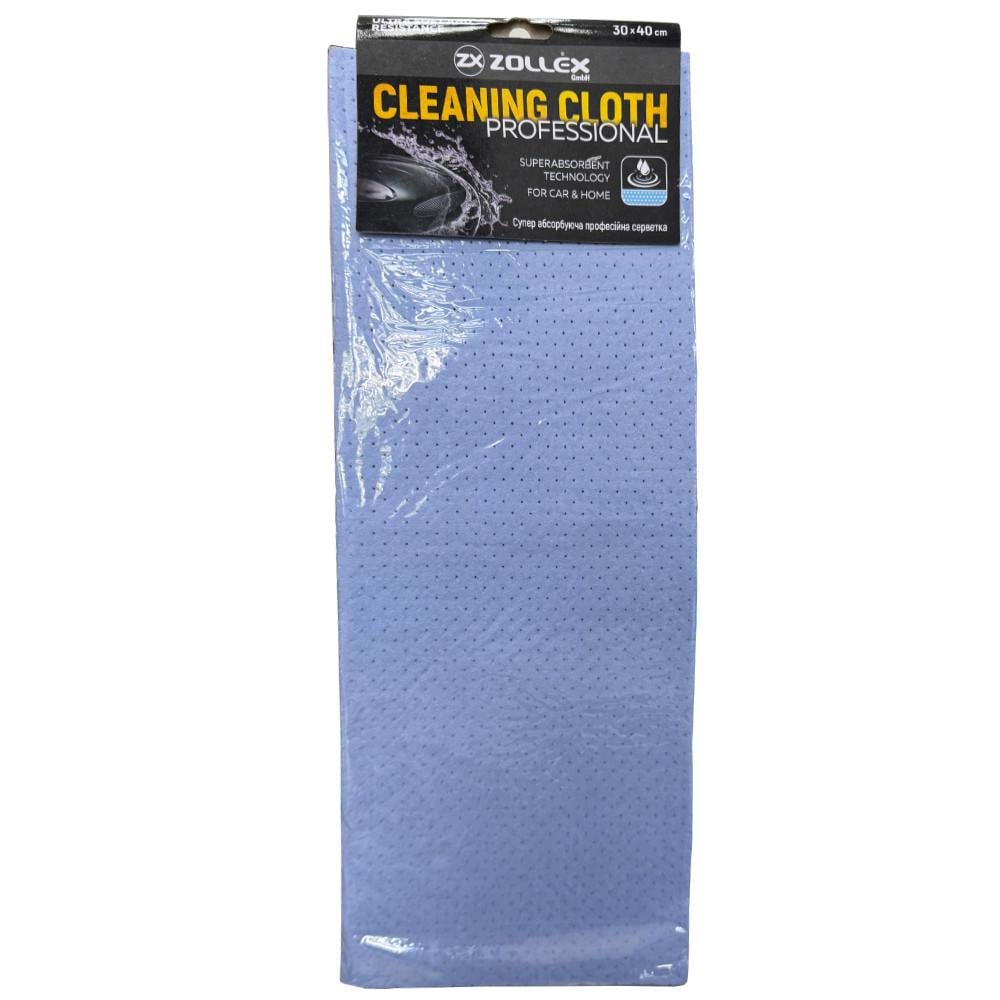 Серветка перфорована Zollex 17502 для протирання та сушіння 30x40 см Блакитний (2356078960) Серветка перфорована Zollex 17502 для протирання та сушіння 30x40 см Блакитний (2356078960)