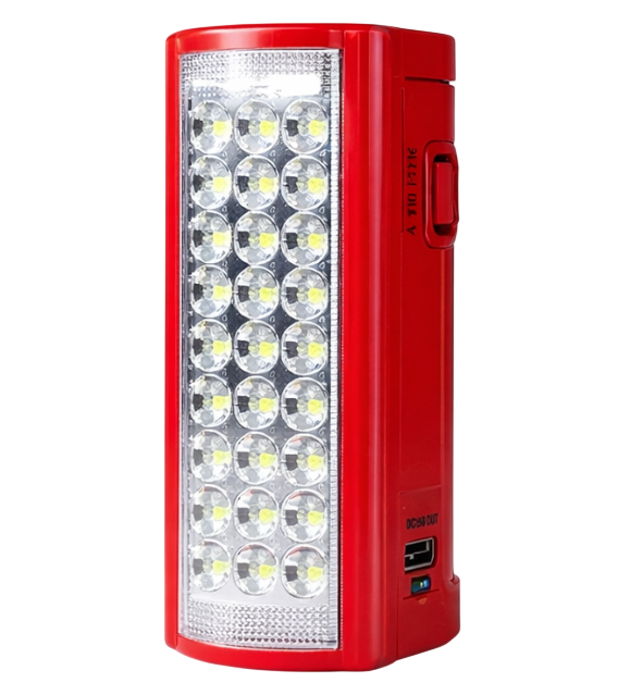 Фонарь переносной Almina аккумуляторный LED с Power Bank и USB (2885065259)