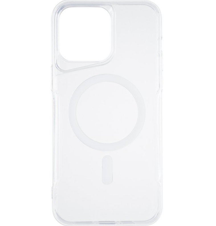 Чехол Crystal Silicone (MagSafe) для iPhone 14 Transparent