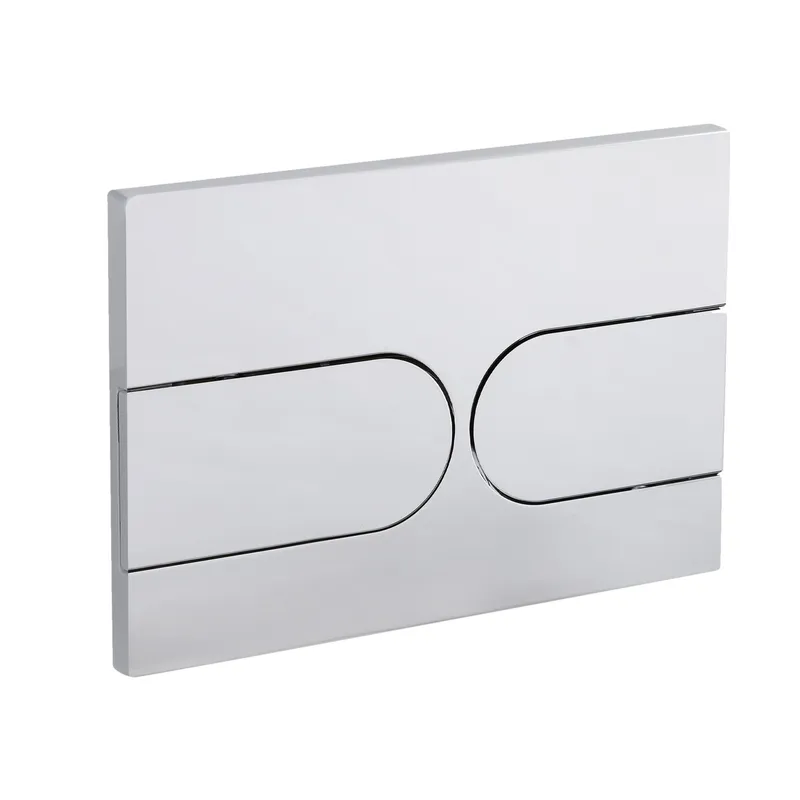 Панель смыва KOER KT-0604-01 240x160x10 мм пластиковая закругленная кнопка (KR5323)