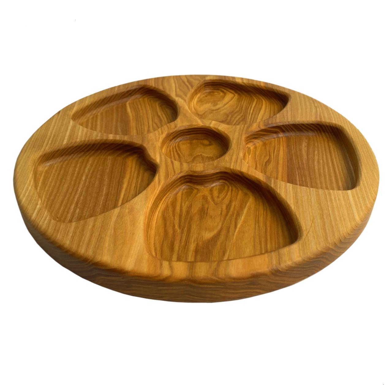 Менажница Колесо 30 см Ясень (11061489) - фото 2 Менажница Колесо 30 см Ясень (11061489) - фото 2