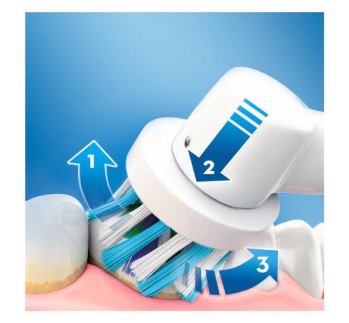 Электрическая зубная щетка Oral-B Braun Vitality Cross Action D100 Blue (3249858) - фото 5