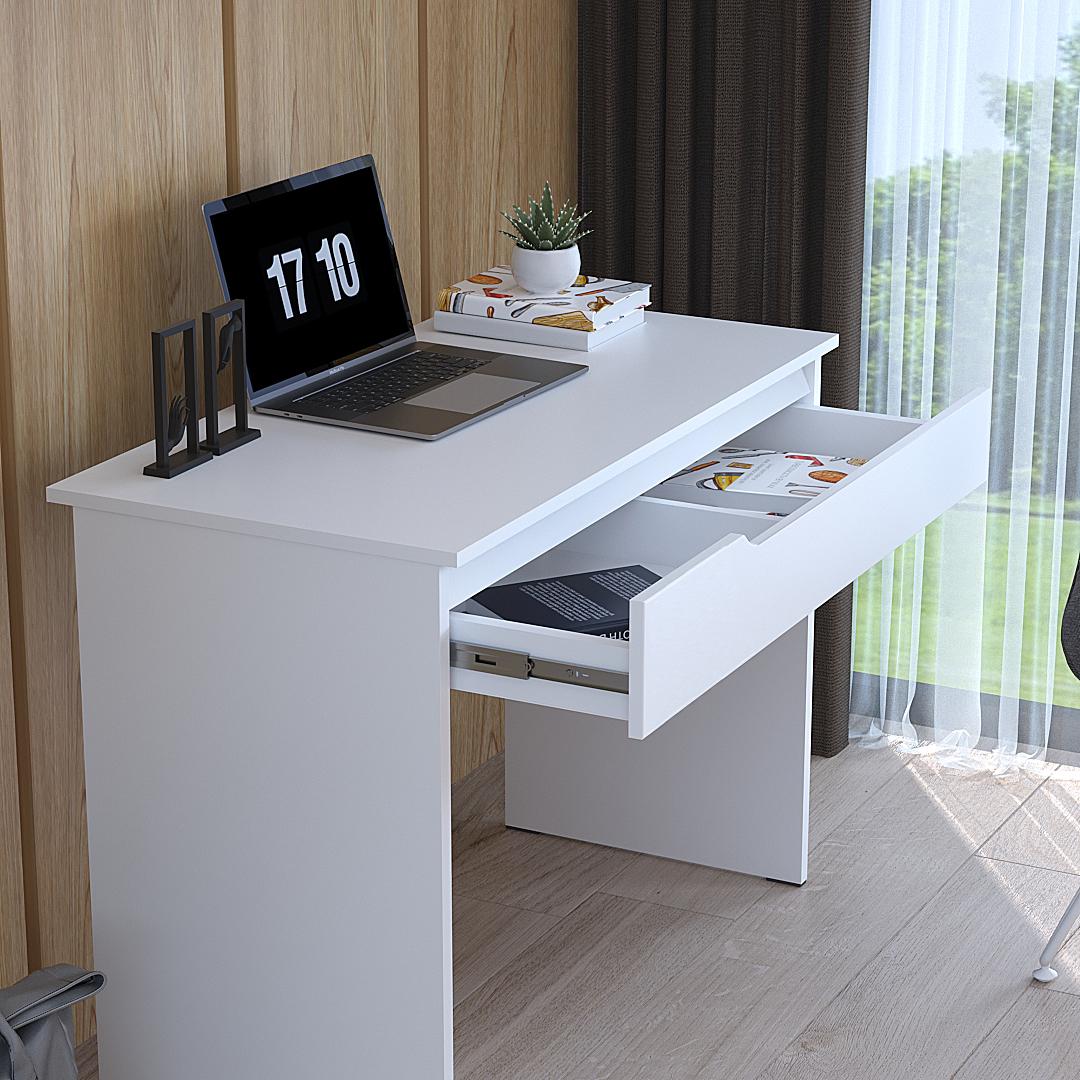 Туалетний столик DiPortes Бостон КС-2 100/76/50 см Білий (01238) - фото 4