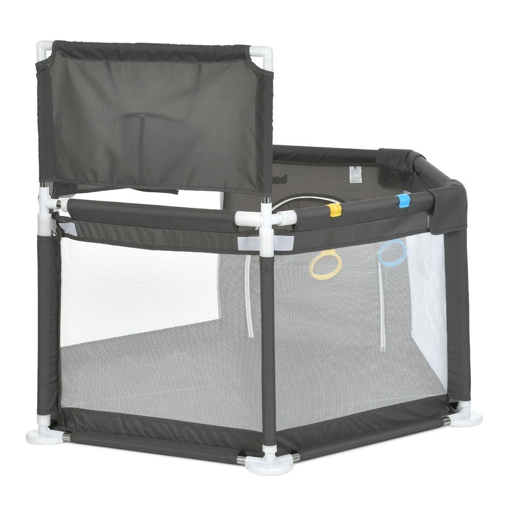 Манеж Bambi MR 1340-G на застежке-молнии две ручки для поддержки малыша Oхford 150D Черный - фото 5 Манеж Bambi MR 1340-G на застежке-молнии две ручки для поддержки малыша Oхford 150D Черный - фото 5