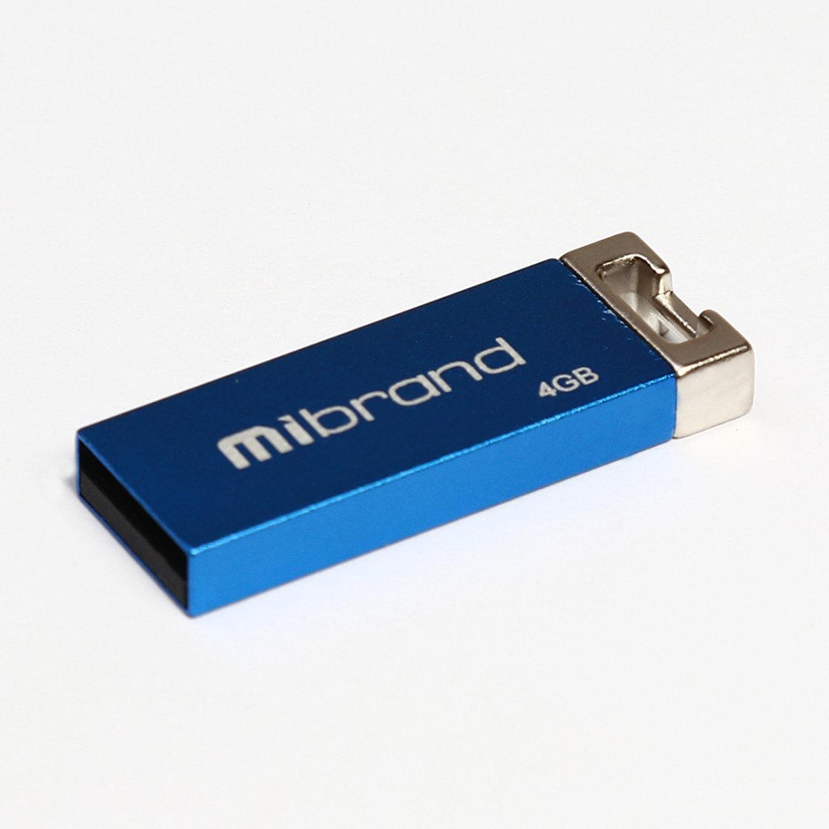 Флеш-накопичувач для ноутбука Flash Mibrand USB 2.0 Chameleon 4Gb Blue (MI2.0/CH4U6U)