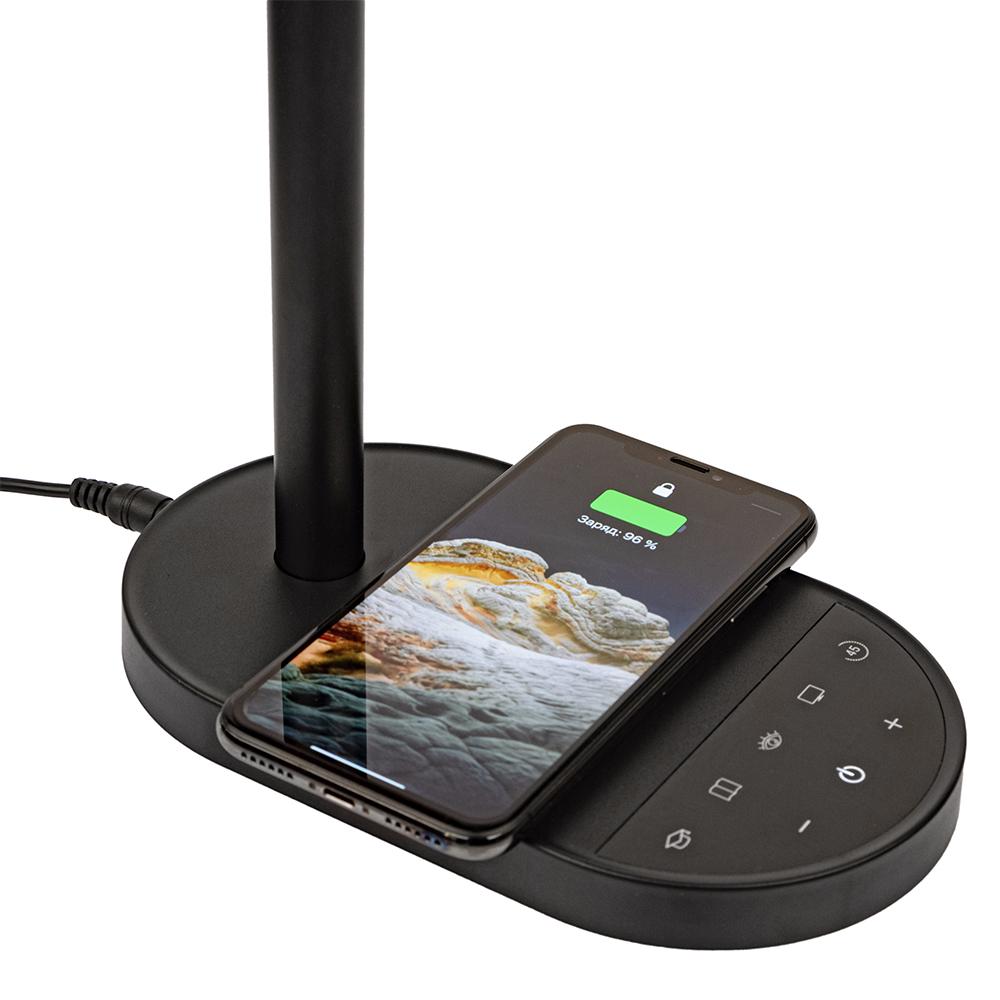 Настільна лампа Lightrich S3 c бездротовою зарядкою Чорний (LS1010053981) - фото 10 Настільна лампа Lightrich S3 c бездротовою зарядкою Чорний (LS1010053981) - фото 10