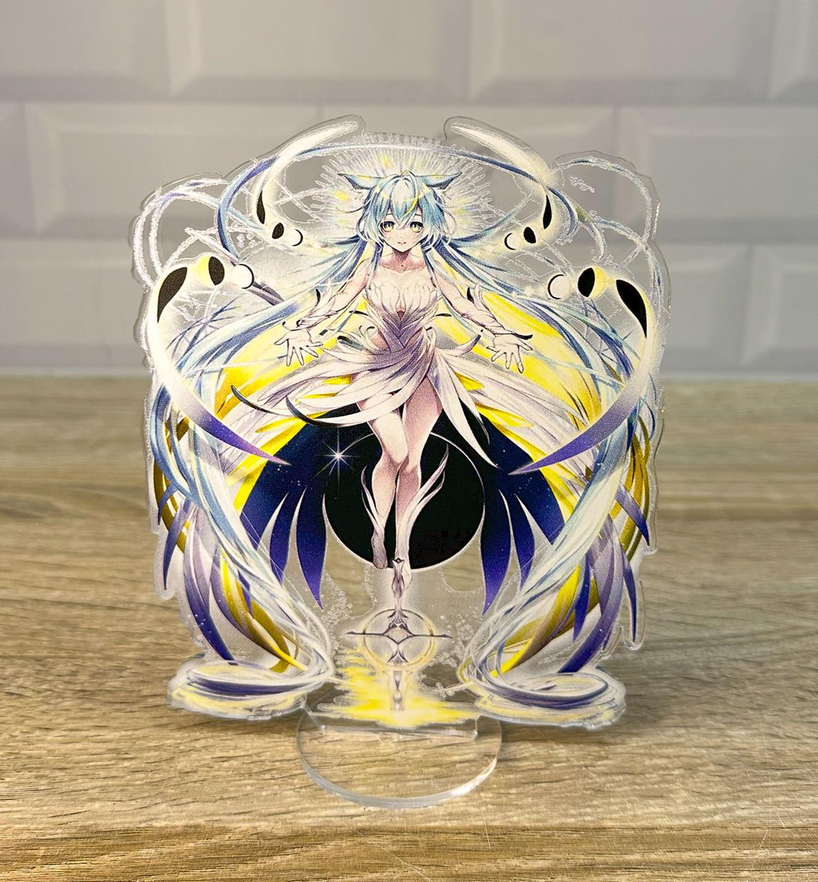 Фигурка коллекционная акриловая Аниме Проект Белая Кошка Иксия 15 см (2131846168)