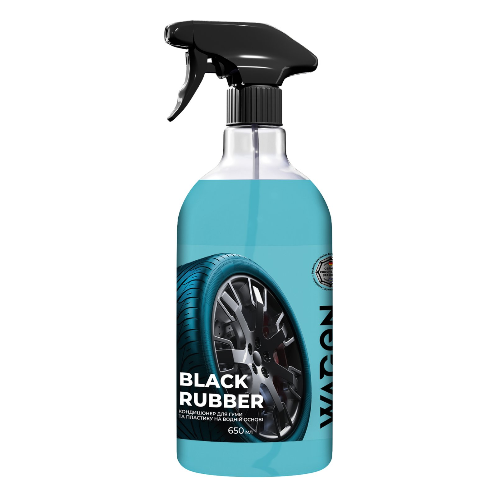 Кондиционер для резины и пластика WAGEN Black Rubber на водной основе 650 мл (WAGEN-BLACKRUB-650)