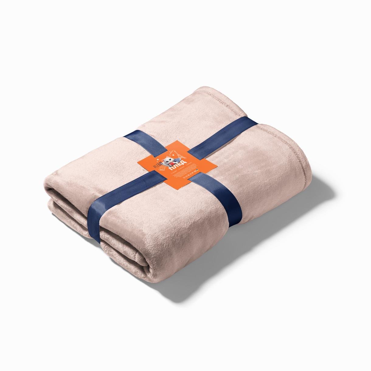 Плед Фланель велсофт евро 200х220 см Бежевый - фото 2 Плед Фланель велсофт евро 200х220 см Бежевый - фото 2