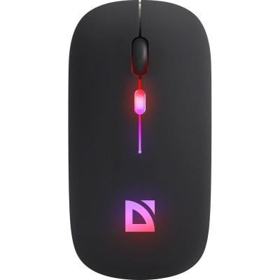 Компьютерная мышка Defender Touch MM-997 Silent Wireless RGB Black (52997)