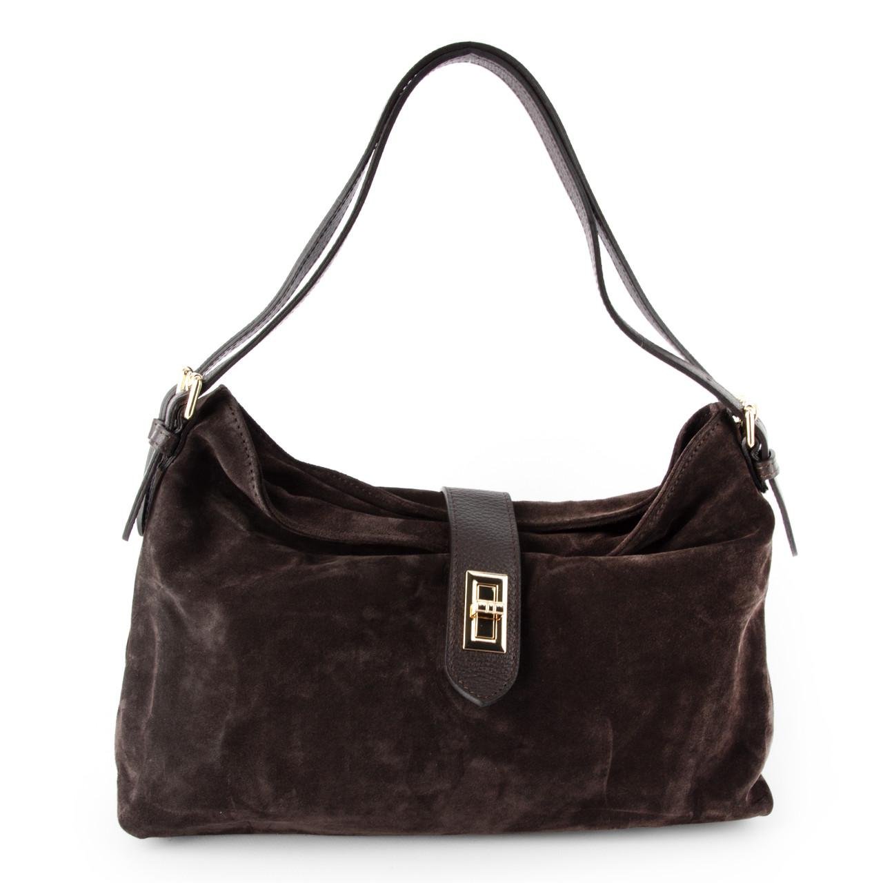 Сумка женская Virginia Conti замшевая (04034) Шоколадный - фото 1