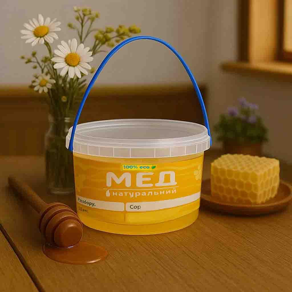 Мед натуральный разнотравье ЭКО урожай 2024 г. 0,5 л 650 г (26235229) - фото 2 Мед натуральный разнотравье ЭКО урожай 2024 г. 0,5 л 650 г (26235229) - фото 2