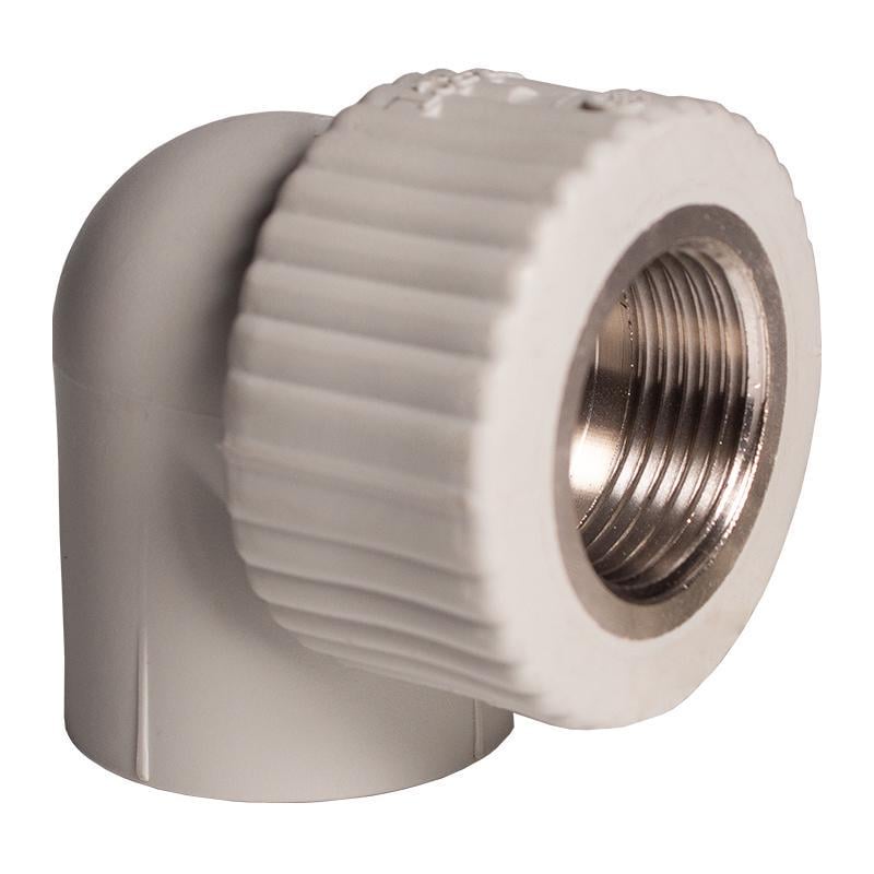 Колено REIGER PP-R с внутренней резьбой 25 ммх3/4" (TU-19656)