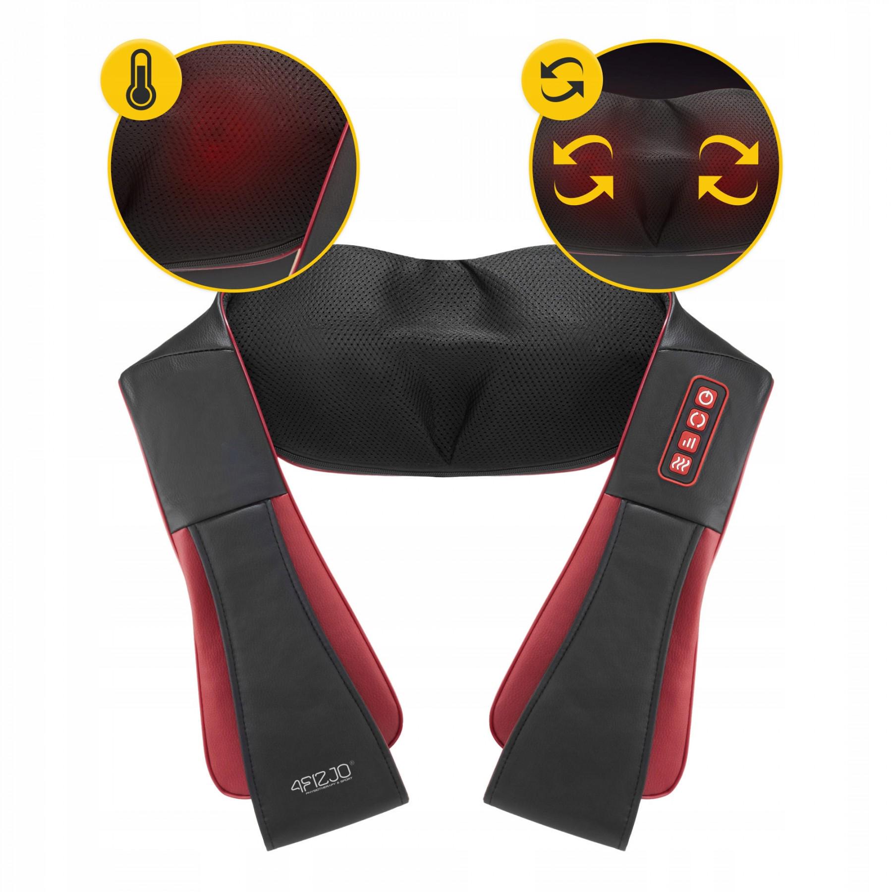 Масажер 4fizjo Shiatsu Pro+ для шиї та спини Black/Red (4FJ0565) - фото 3