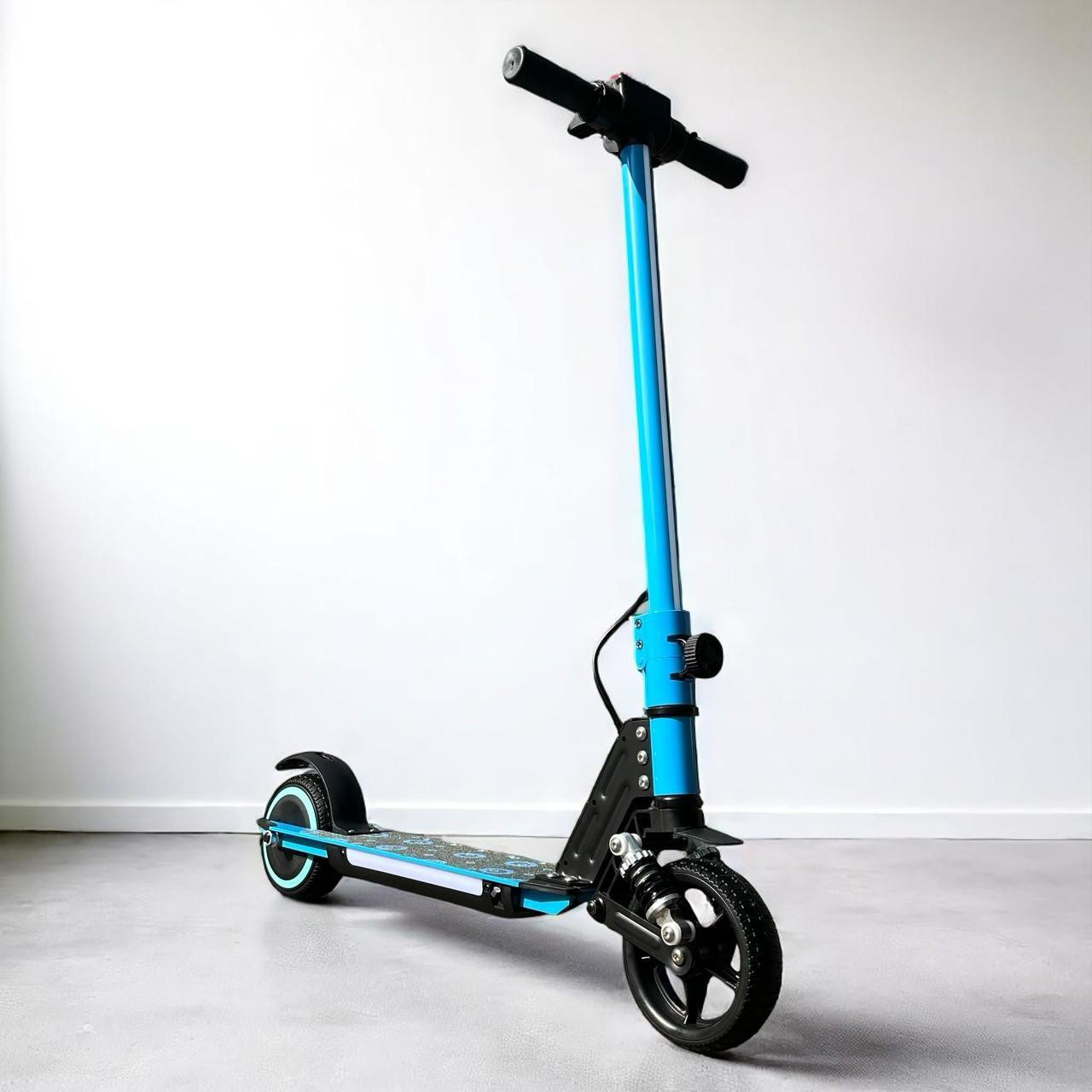 Электросамокат подростковый VOLTO Jun Pro 130W 24V 2,5Ah Голубой - фото 2 Электросамокат подростковый VOLTO Jun Pro 130W 24V 2,5Ah Голубой - фото 2