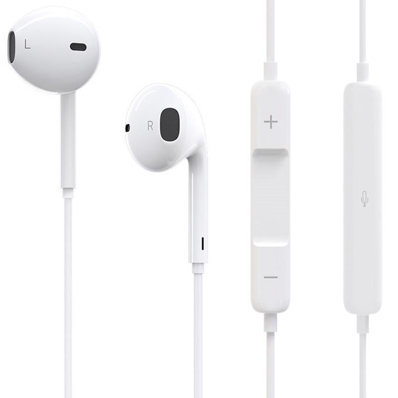 Наушники проводные стерео вкладыши Borofone BM32 Plus Lightning White (00000057192_1)