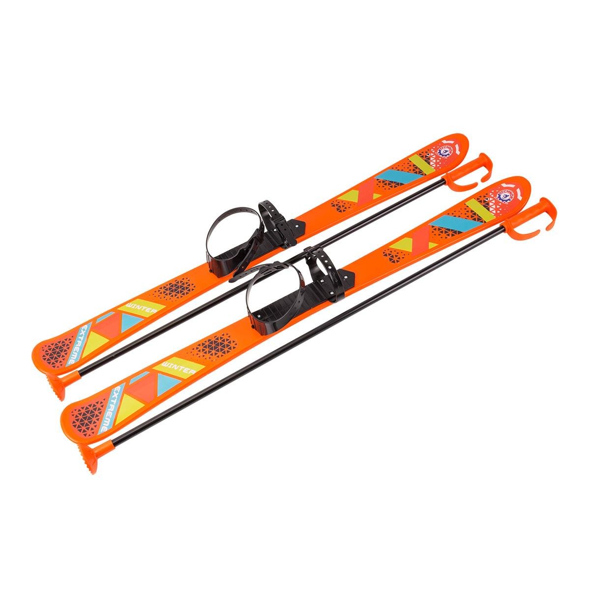 Лыжи ТехноК с палками детские 90 см (9260)