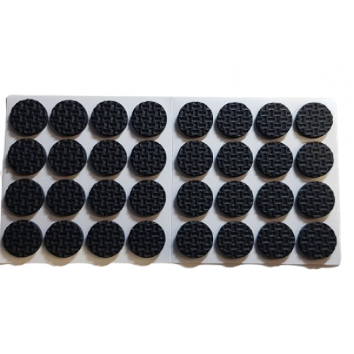 Протектор самоклеющийся антискользящий Vorel для мебели d 18 мм 32 шт. Черный (714229) Протектор самоклеющийся антискользящий Vorel для мебели d 18 мм 32 шт. Черный (714229)