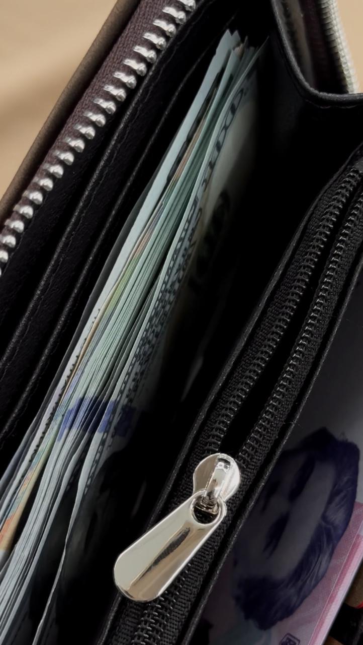 Клатч-гаманець шкіряний з натуральної шкіри Crazy Horse Коричневий (2576234713) - фото 7 Клатч-гаманець шкіряний з натуральної шкіри Crazy Horse Коричневий (2576234713) - фото 7