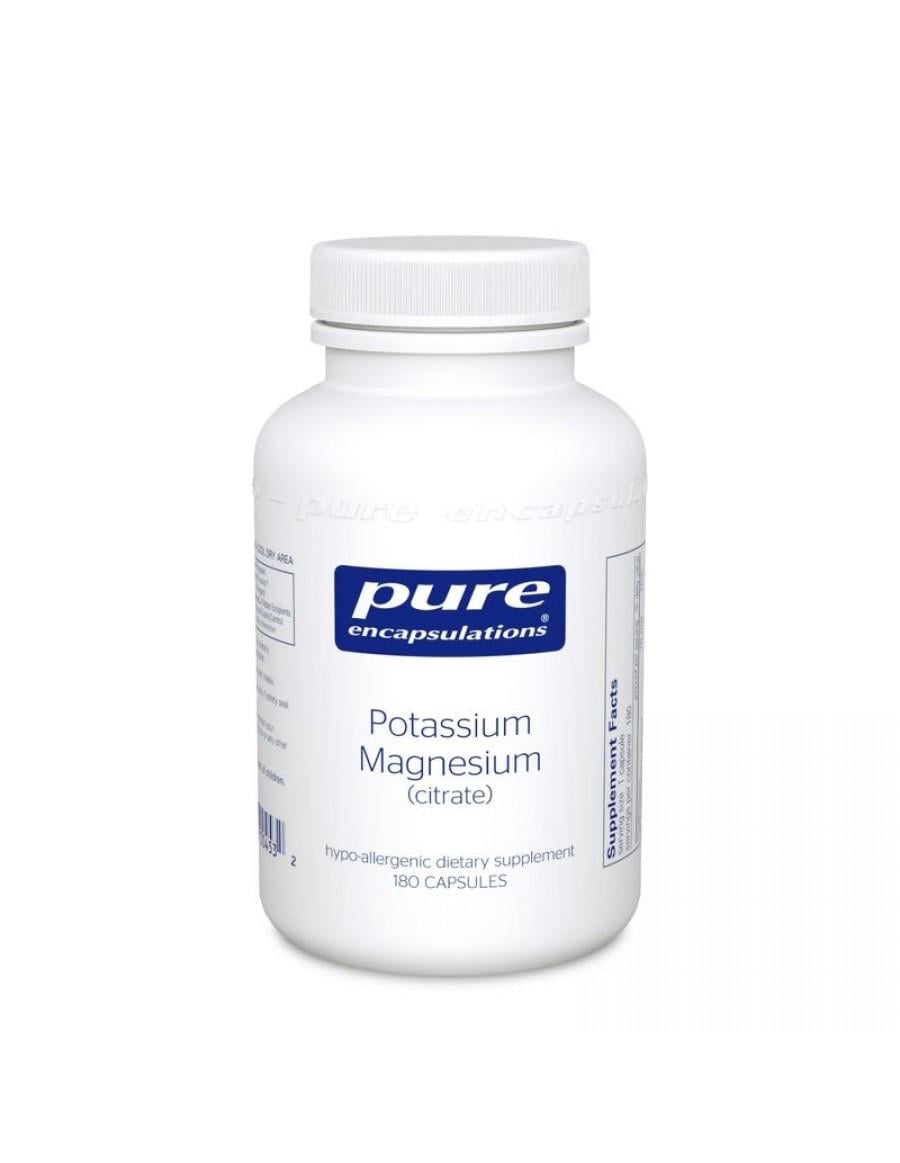 Микроэлемент Калий Pure Encapsulations Potassium Magnesium citrate 180 Caps (PE-00453)
