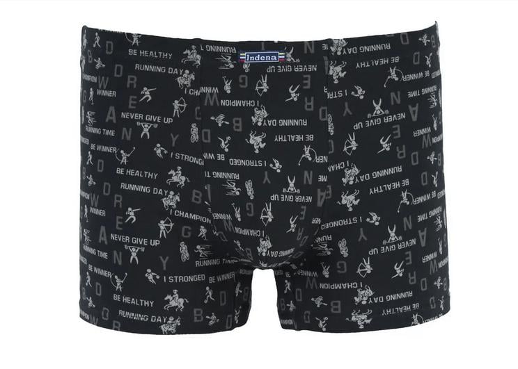 Мужские боксеры стрейчевые INDENA Юниор S р. 38-40 2 шт. Черный (21201)