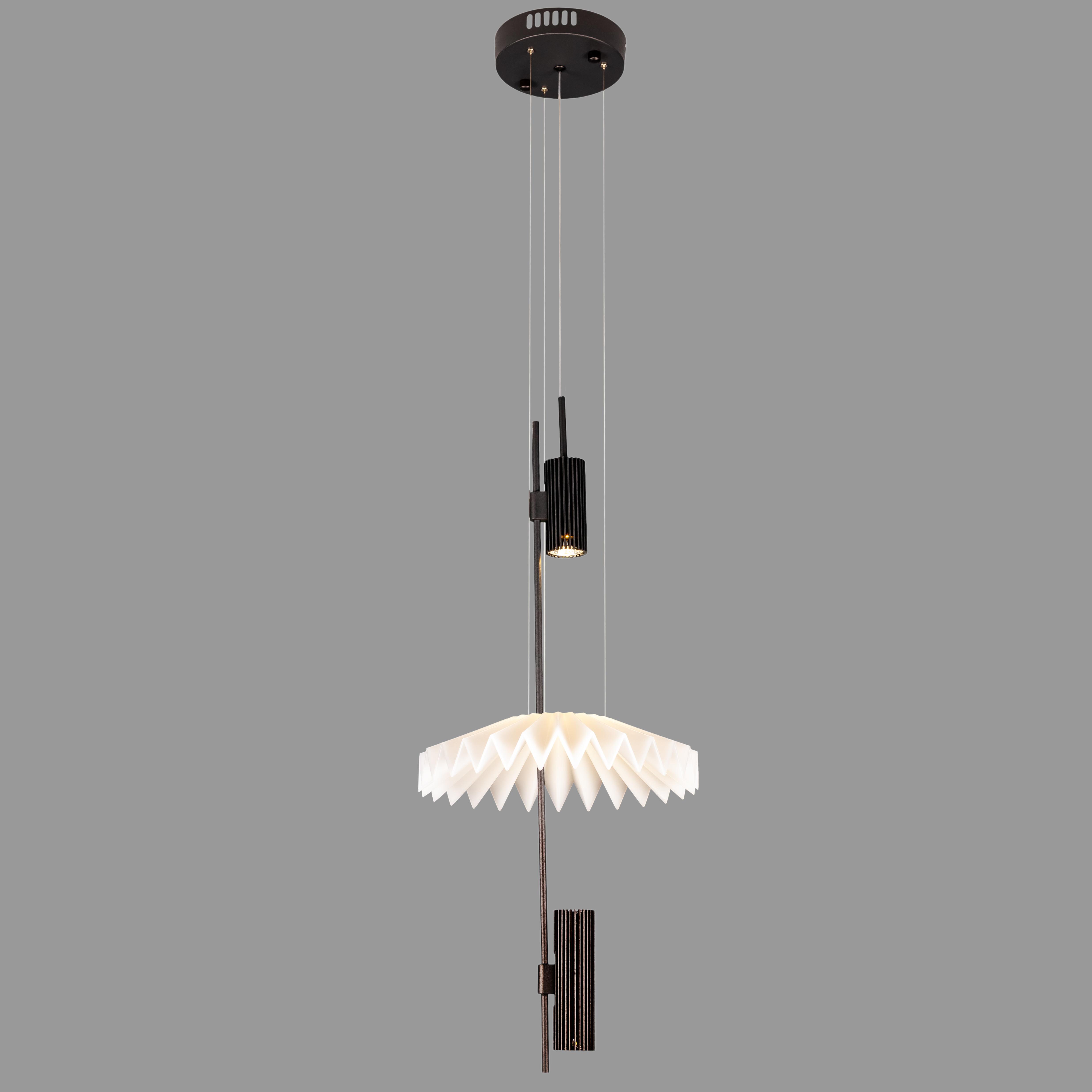 Люстра дизайнерская Flamingo 12W Черный (92-D1297 (300) BK)