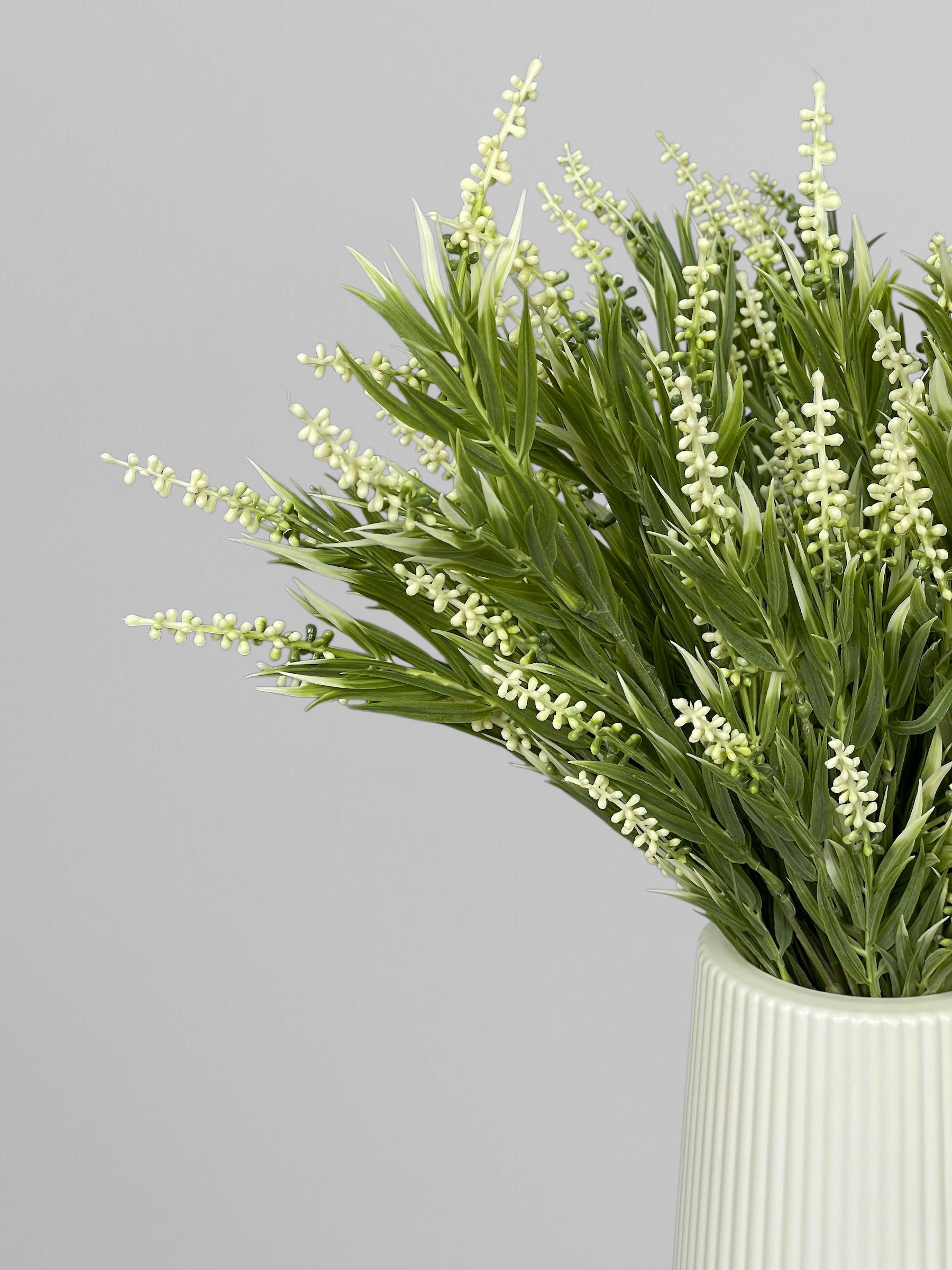 Искусственная лаванда в букете 58 см Белый (К13185) - фото 6