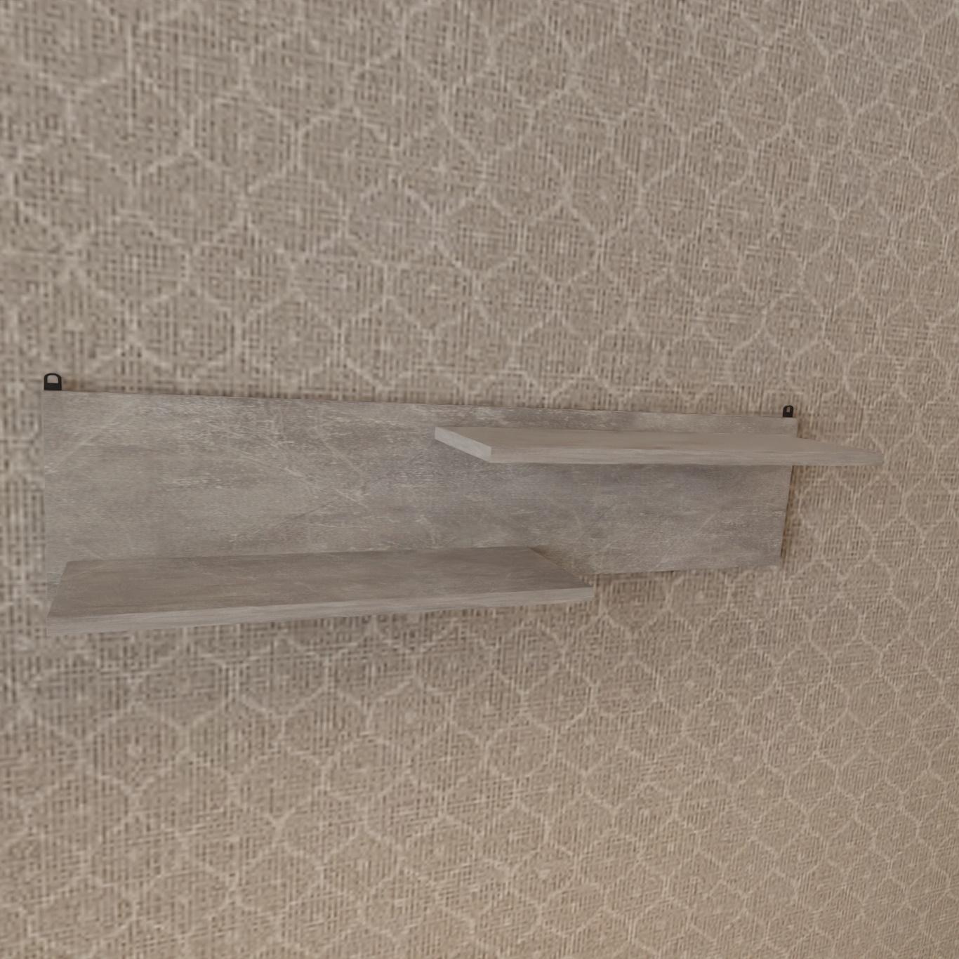 Полка настенная Париж 1100х250х216 мм Бетон - фото 2 Полка настенная Париж 1100х250х216 мм Бетон - фото 2