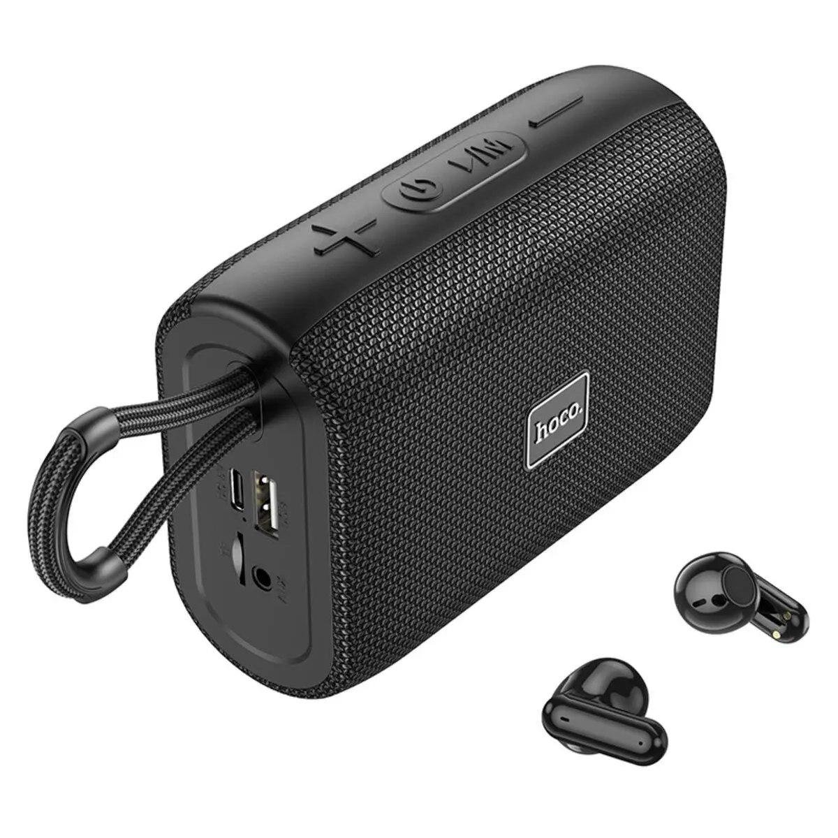 Колонка бездротова Hoco HC15 Poise Sports Speaker With BT Headset Black (426932)