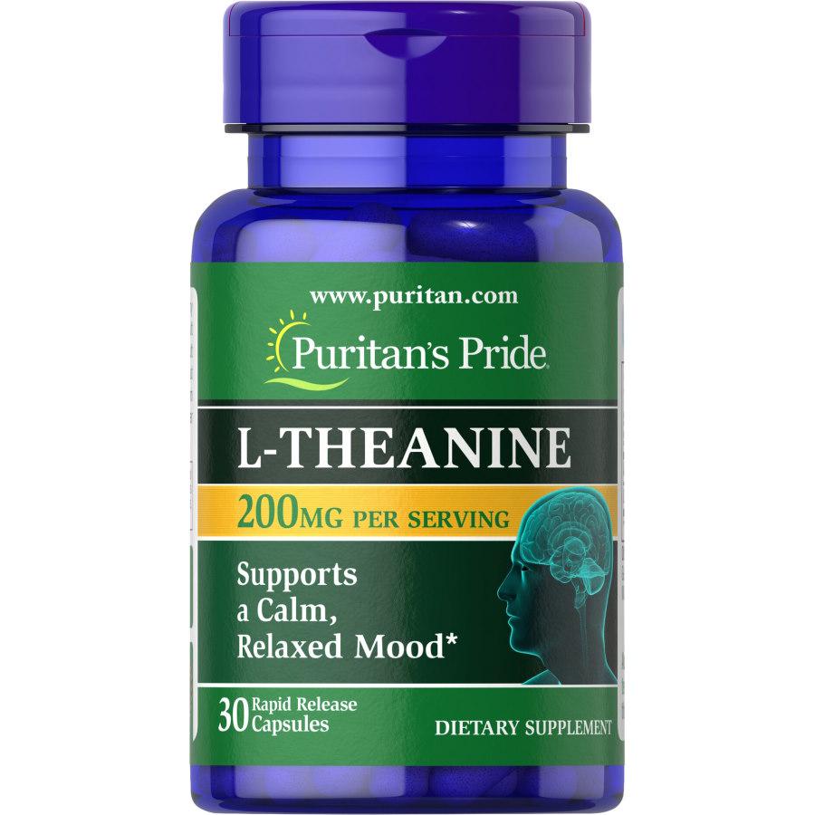 Аминокислота Puritan's Pride L-Theanine 200 мг 30 капс. (8030)