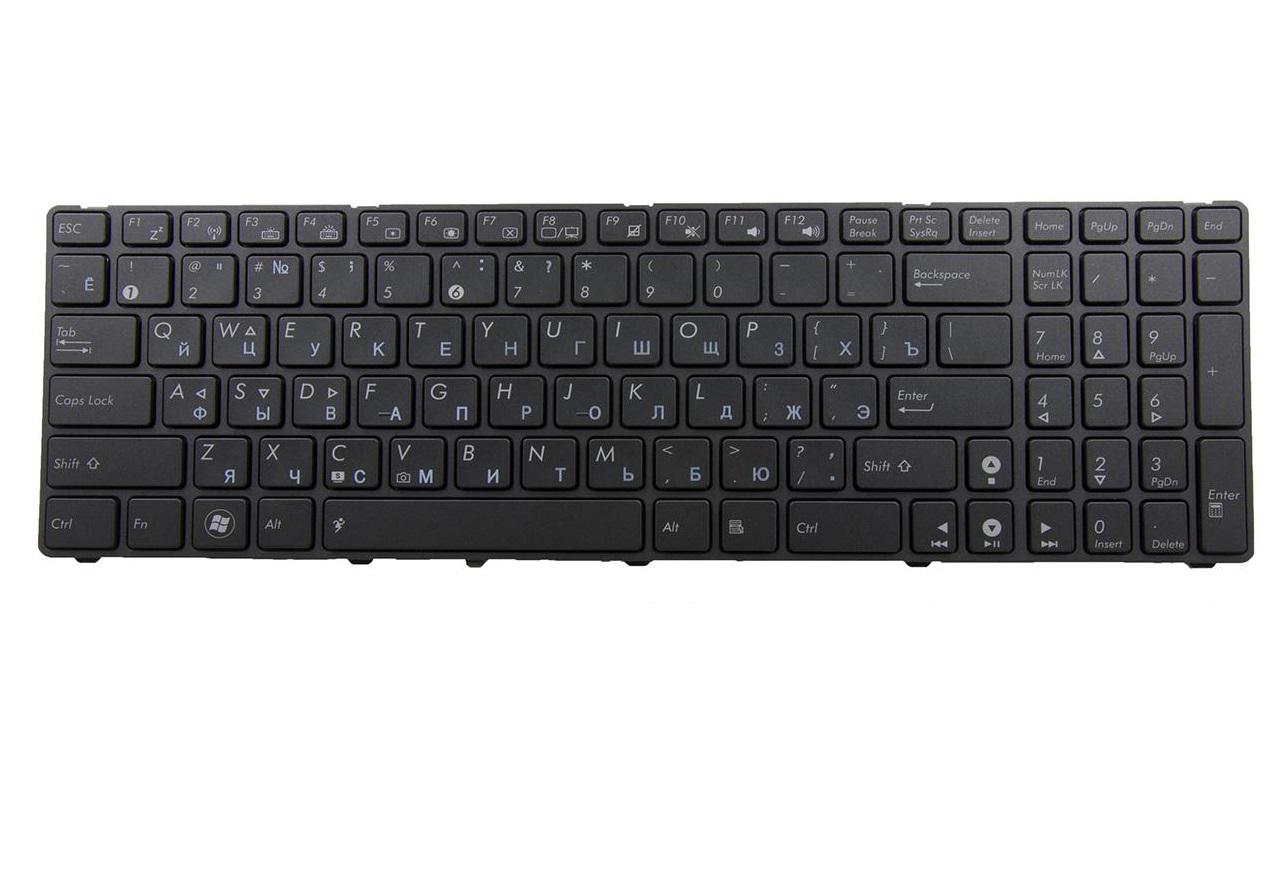 Клавиатура для ноутбука Asus U50 U50A с подсветкой клавиш матовая (04GNV32KRU00)