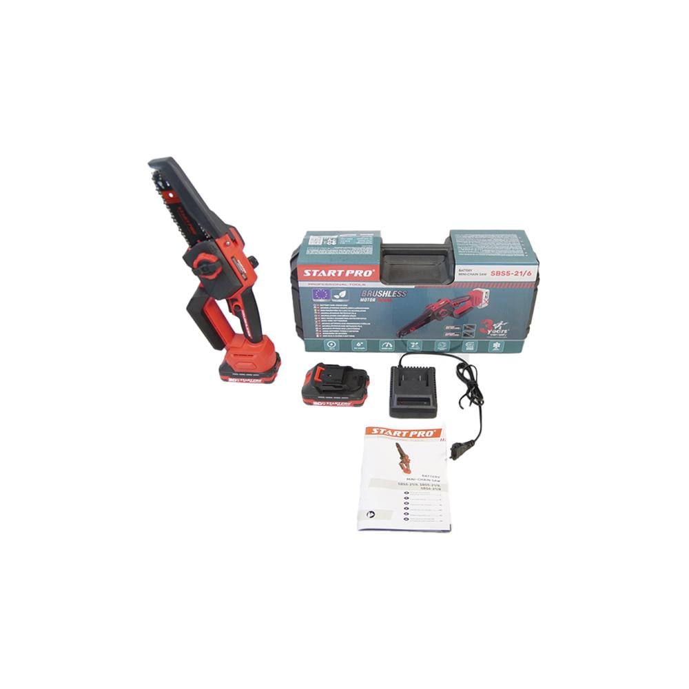 Міні-пилка акумуляторна START PRO SBS5-21/6" комплект АКБ 2,0 А*г 6435 та ЗП 6388 (31095227) Міні-пилка акумуляторна START PRO SBS5-21/6" комплект АКБ 2,0 А*г 6435 та ЗП 6388 (31095227)